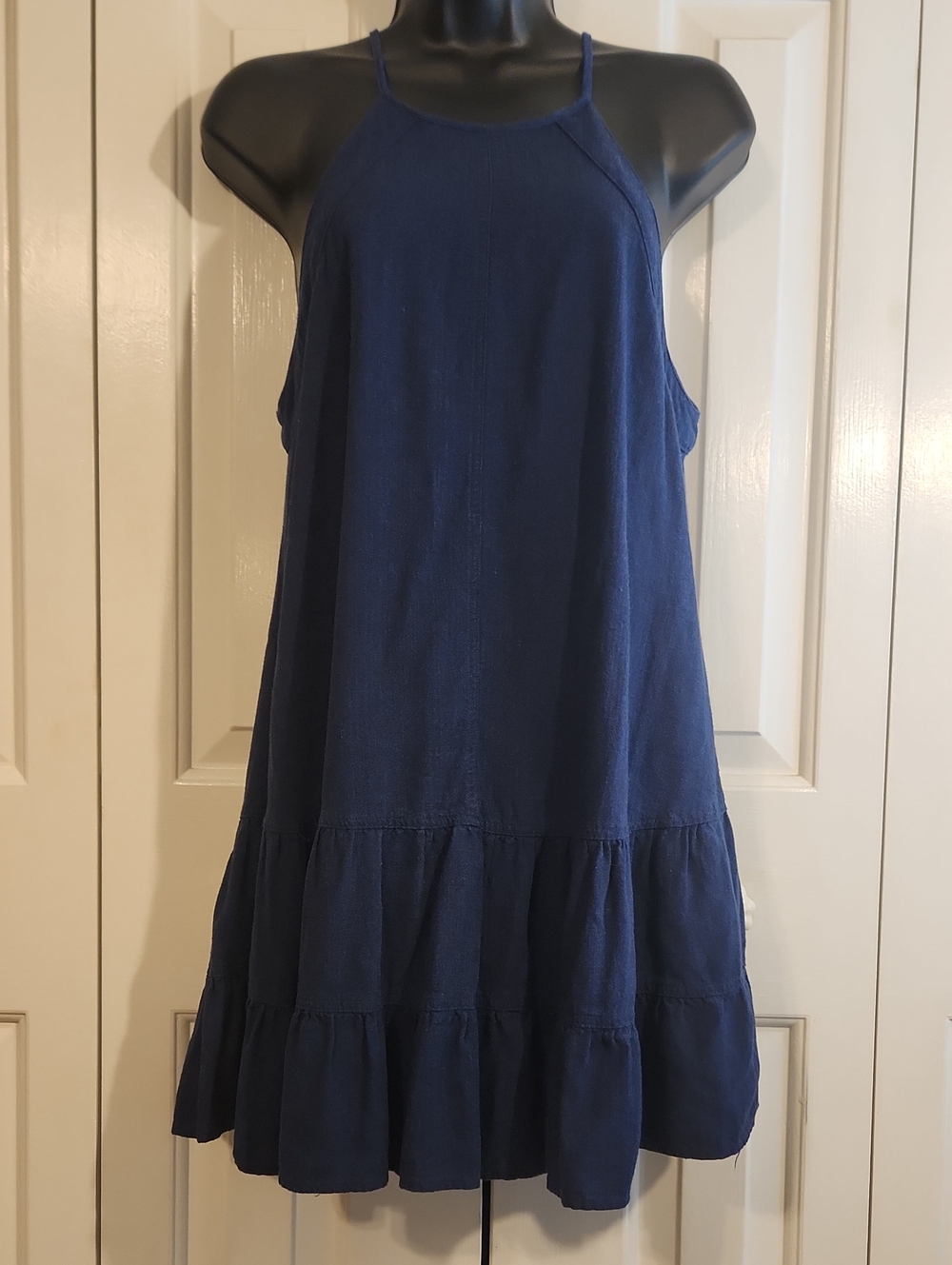 Navy Tiered Sundress - Womens Size Small - Brand: Altered State
